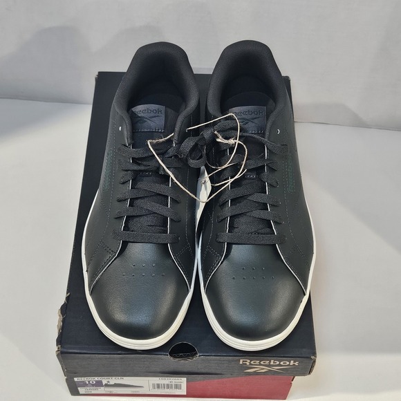 Reebok Court CLN Men's Tennis Shoes/Green-White / Size 10/New With Imperfect Box - Picture 5 of 13